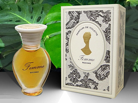 FEMME - AMPHORE BOUCHON BLANC, SERIGRAPHIE DEUX LIGNES DOREES, PARFUM DE TOILETTE 3 ML - N.B. : LA BOÎTE N'INDIQUE PAS LA CONTENANCE