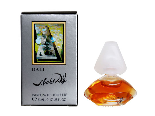 DALI - PARFUM DE TOILETTE 5 ML : MINIATURE  DANS BOÎTE GRISE