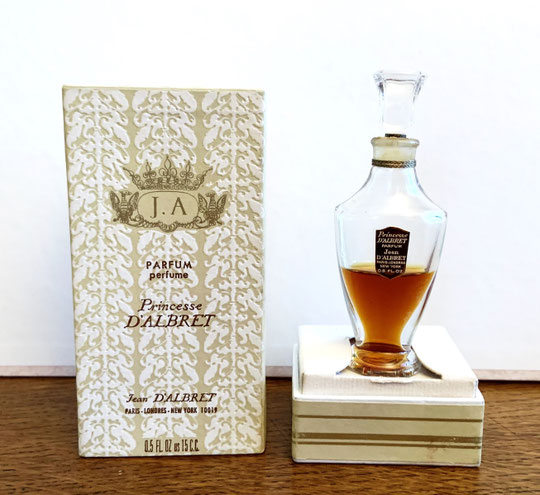 PRINCESSE D'ALBRET - AMPHORE PARFUM 15 cc  OU 15 ML