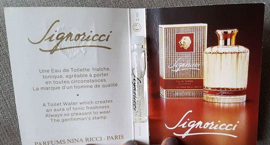 SIGNORICCI - ECHANTILLON TUBE OUVERT