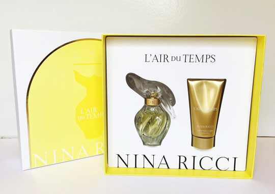 NOËL 2021 - COFFRET CONTENANT UN VAPORISATEUR L'AIR DU TEMPS EAU DE TOILETTE 50 ML & UN TUBE LAIT CORPS PARFUME 75 GRS