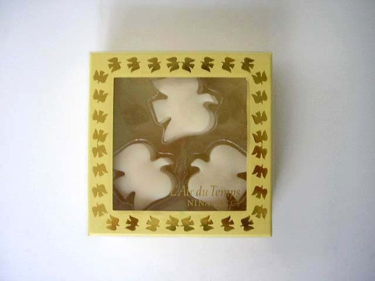 COFFRET DE 3 MINIS SAVONS L'AIR DU TEMPS - 2007 - OFFERT EN PARFUMERIE