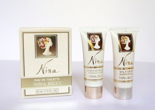 NINA : MINIATURE EAU DE TOILETTE 6 ML & ECHANTILLONS TUBES