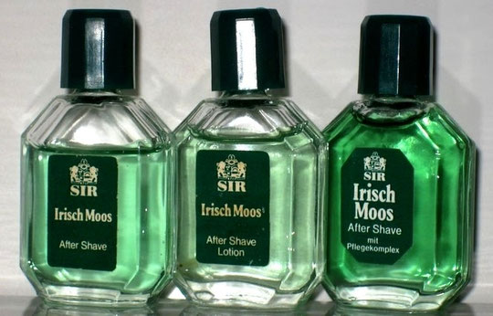 SIR IRISCH MOSS : AFTER SHAVE LOTION : 3 MINIATURES DIFFERENTES