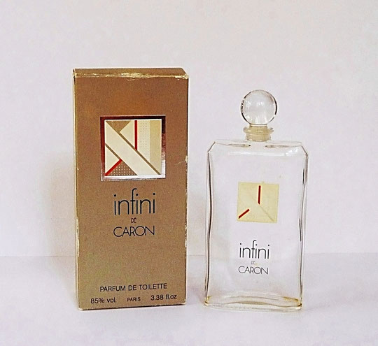 INFINI - PARFUM DE TOILETTE - FAIT PARTIE DE LA SERIE DE FLACONS AVEC BOUCHON BOULE EN VERRE