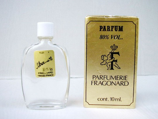 FRAGONARD - MURMURE, MINIATURE ANCIENNE VIDE : CONTENAIT DU PARFUM 10 ML