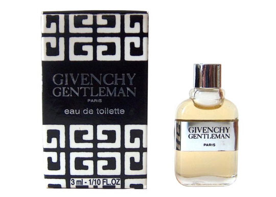 GIVENCHY GENTLEMAN - EAU DE TOILETTE 3 ML - AVEC ETIQUETTE   CEINTURE ARGENT