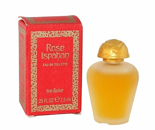 ROSE ISPAHAN : EAU DE TOILETTE 7,5 ML  - BOÎTE DIFFERENTE DE LA PRECEDENTE