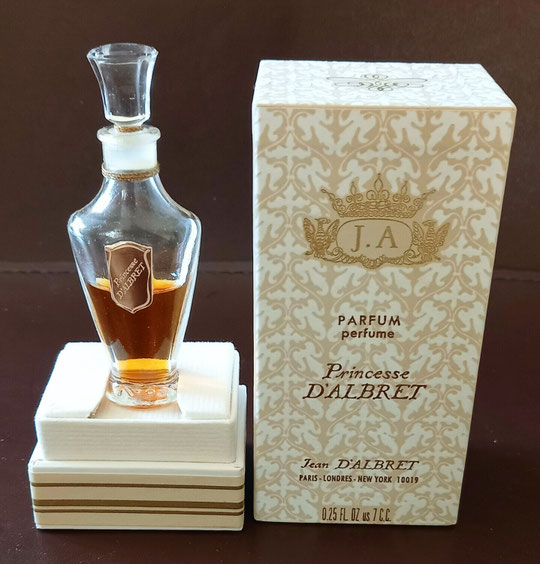 PRINCESSE D'ALBRET - AMPHORE PARFUM 7cc OU 7 ML - IDENTIQUE A LA PHOTO PRECEDENTE