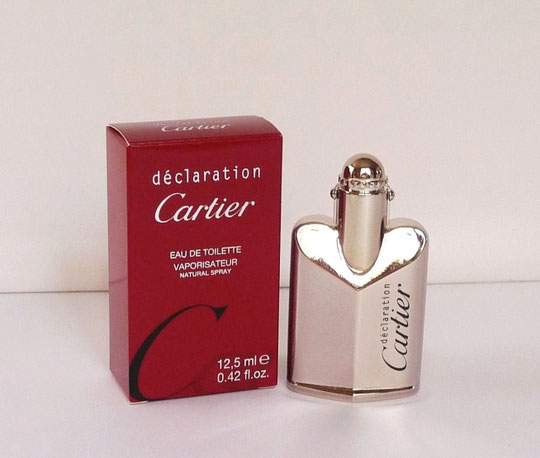 DECLARATION - VAPORISATEUR EAU DE TOILETTE 12,5 ML - SUPERBE FLACON ARGENTE