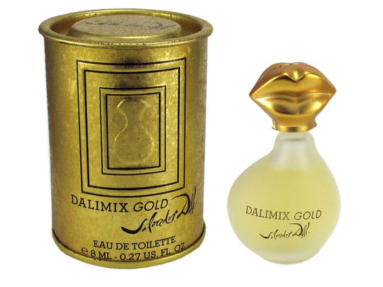 DALIMIX GOLD - EAU DE TOILETTE 8 ML : DANS BOÎTE RONDE  EN METAL