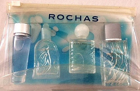 ROCHAS - TROUSSE PRESENTANT 4 MINIATURES DIFFERENTES