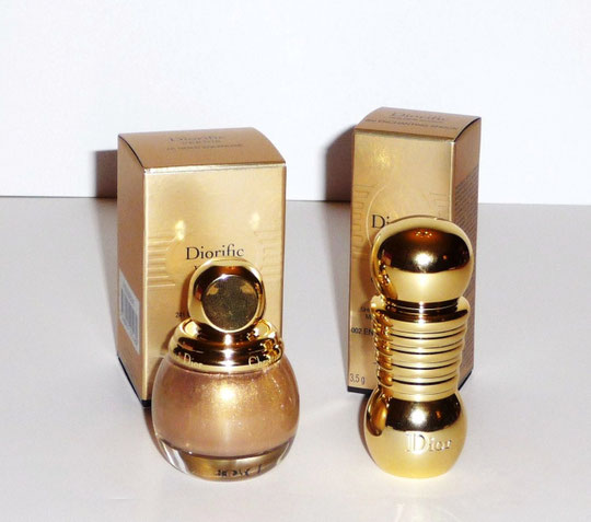 DIOR - LIGNE MAQUILLAGE DIORIFIC AVEC VERNIS A ONGLES ET ROUGE A LEVRES