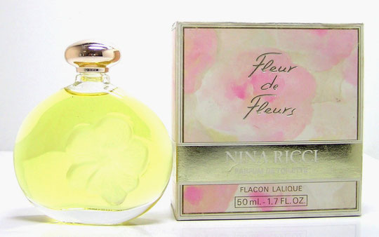 FLEUR DE FLEURS : PARFUM DE TOILETTE 50 ML - FLACON LALIQUE