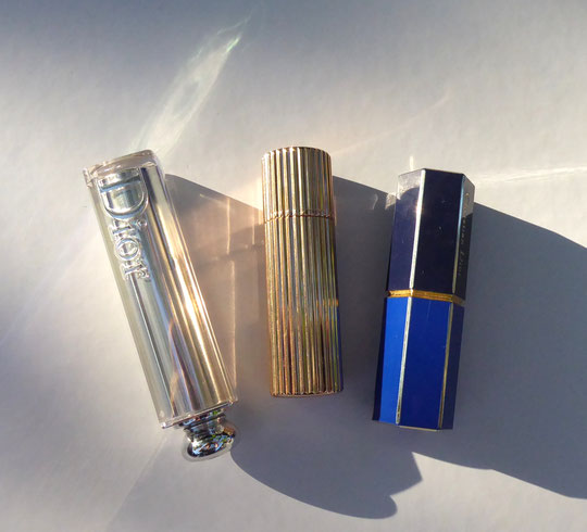 DIOR - ROUGES A LEVRES ACTUELS : 2 DE LA MARQUE CHRISTIAN DIOR & 1 DE LA MARQUE ESTEE LAUDER - 2017-2018-2019