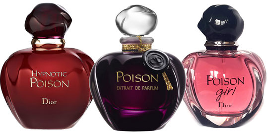 POISON : LES 3 VERSIONS - POISON EXTRAIT DE PARFUM, HYPNOTIC POISON ET POISON GIRL