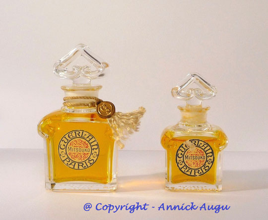1917 - MITSOUKO : 2 FLACONS PARFUMS : 15 ML & 7,5 ML
