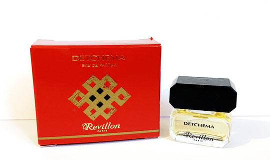 REVILLON - DETCHEMA EAU DE PARFUM : PETITE MINIATURE 2 ML - LA CONTENANCE NE FIGURE PAS SUR SA BOÎTE