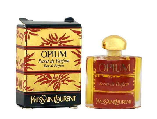      OPIUM - SECRET DE PARFUM, EAU DE PARFUM - MINIATURE AVEC UNE FACE LAQUEE MARRON