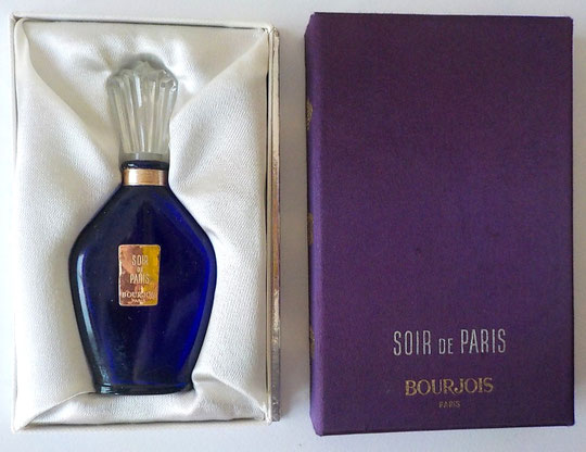 BOURJOIS - SOIR DE PARIS : VARIANTE DU COFFRET ET DE SA MINIATURE