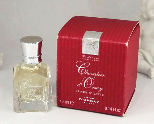 D'ORSAY - CHEVALIER D'ORSAY - EAU DE TOILETTE 4,5 ML - BOÎTE ROUGE