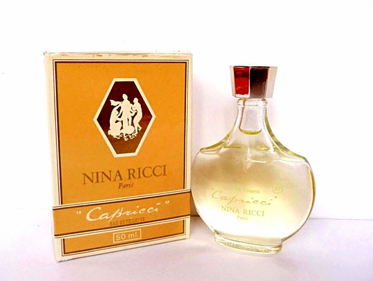 CAPRICCI - FLACON AMPHORE SERIGRAPHIE BLANCHE - EAU DE TOILETTE 50 ML - CREATION LALIQUE