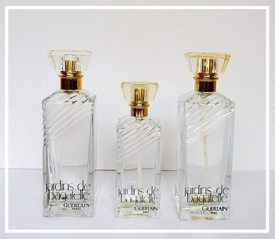 1983 - 3 FLACONS VAPORISATEURS EAU DE TOILETTE 100 ML & 60 ML - BOUCHONS EN PLASTIQUE TRANSPARENT