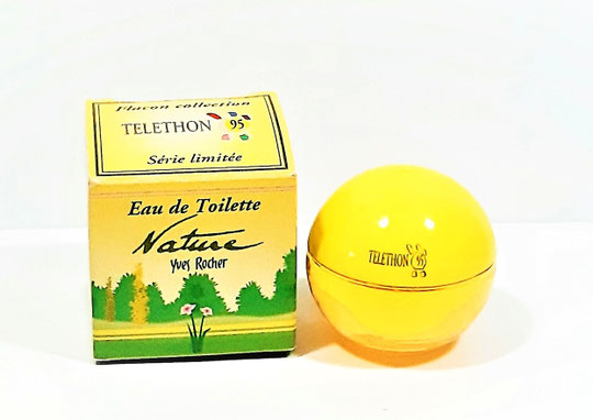 NATURE - EAU DE TOILETTE SERIE  LIMITEE SPECIALE TELETHON :  FLACON BOULE