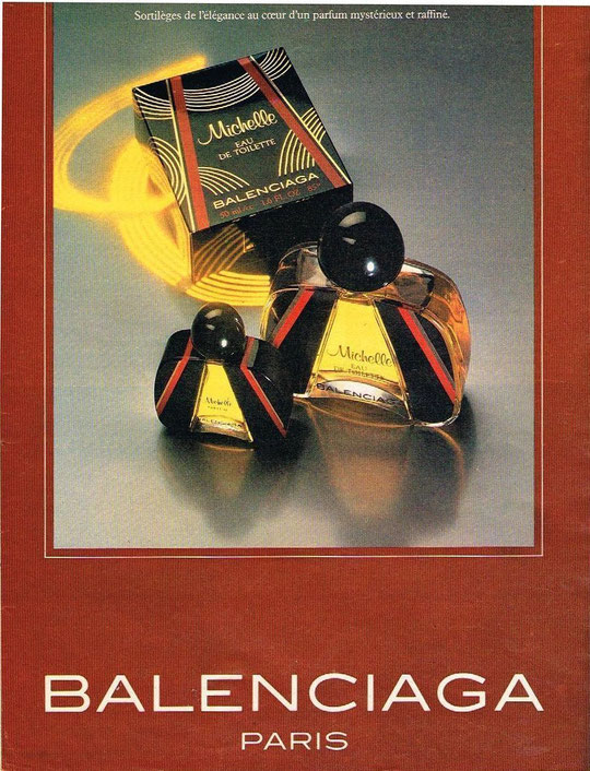 BALENCIAGA - PUBLICITE POUR LA FRAGRANCE MICHELLE