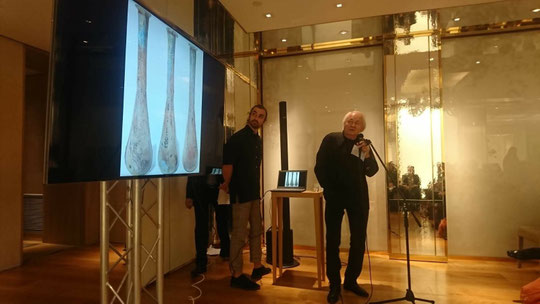 MR PIERRE DINAND,  CELEBRE DESIGNER DE FLACONS A PARFUM