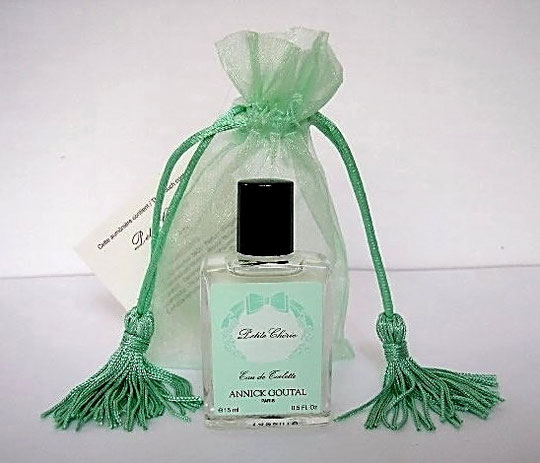 2008 - PETITE CHERIE - EAU DE TOILETTE 15 ML - DANS POCHON VERT CLAIR