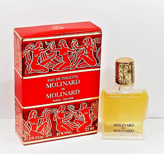MOLINARD - MOLINARD : EAU DE TOILETTE 7,5 ML : GRAND MODELE - FLACON SIGNE LALIQUE