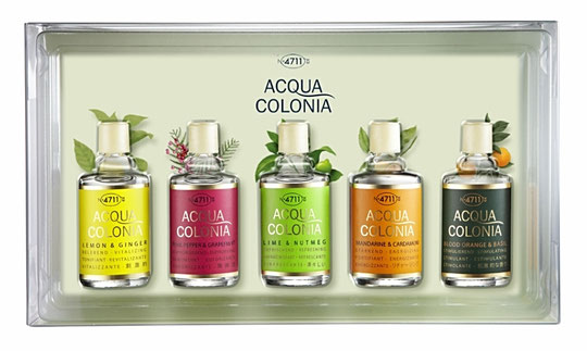 4711 - ACQUA COLONIA : COFFRET DE 5 MINIATURES DIFFERENTES