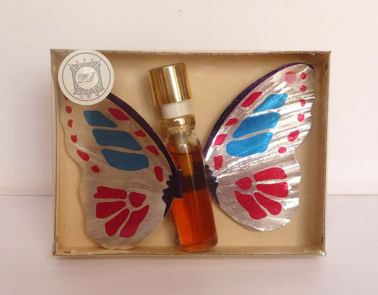 LIF - FLACON VAPORISATEUR SUR PAPILLON MULTI-COLORE