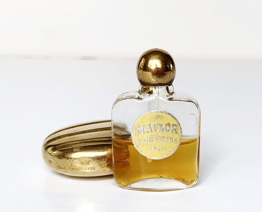 J. GIRAUD & FILS - PETIT FLACON PARFUM MAFLOR, SORTI DE SON ETUI