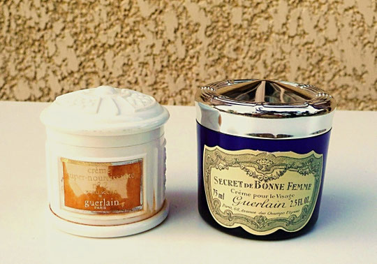 GUERLAIN - 2 POTS DE CREME ANCIENS