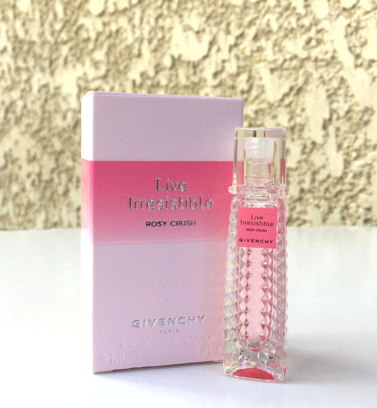 2019 - LIVE IRRESISTIBLE ROSY CRUSH : EAU DE PARFUM 3 ML - VARIANTE DANS LA FRAGRANCE