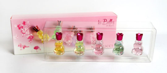 COFFRET "LES BELLES DE RICCI" COMPRENANT 5 MINIATURES SANS BOÎTE