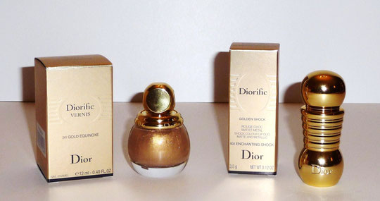 DIOR - LIGNE MAQUILLAGE DIORIFIC AVEC VERNIS A ONGLES ET ROUGE A LEVRES
