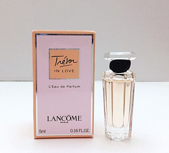 2016 - TRESOR  ON LOVE - L'EAU DE PARFUM 5 ML - RARE PRESENTATION DANS GROSSE BOÎTE