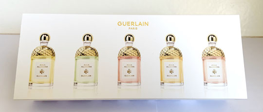 2023 - NOUVEAU COFFRET GUERLAIN CONTENANT LES 5 NOUVELLES AQUA ALLEGORIA