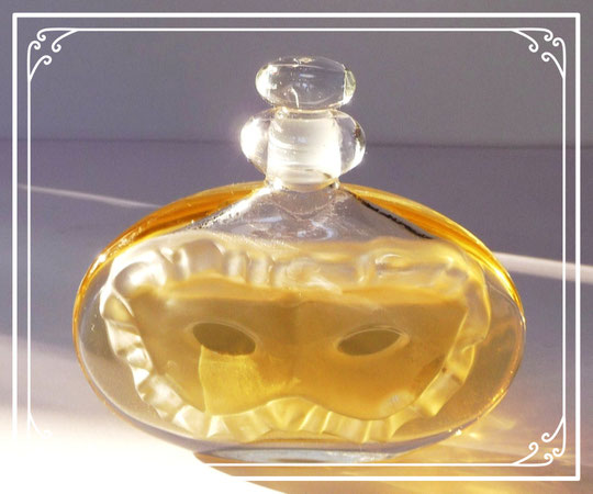 SERGE MANSAU - LE MASQUE 1990 - FLACON EN VERRE INCOLORE