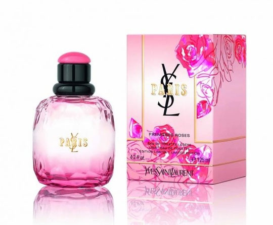 PARIS - PREMIERES ROSES : EAU DE TOILETTE LEGERE - EDITION LIMITEE 125 ML, BOUCHON NOIR ET ROSE