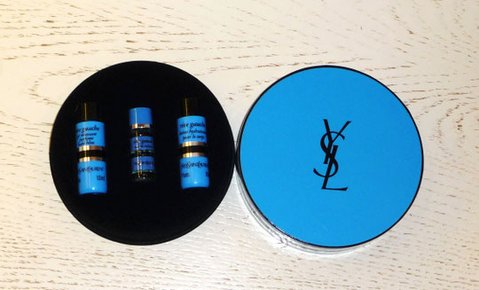 COFFRET ROND POUR RIVE GAUCHE : MINIATURE ET PRODUITS POUR LA TOILETTE