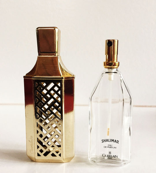 GUERLAIN - VAPORISATEUR DORE RECHARGEABLE ET SA RECHARGE SHALIMAR - EAU DE PARFUM 50 ML
