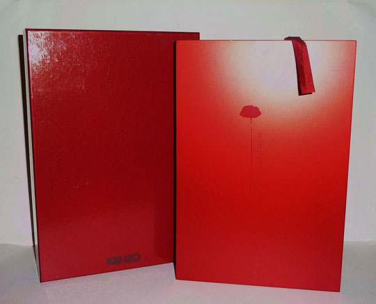 LUXUEUX COFFRET EN BOIS ROUGE