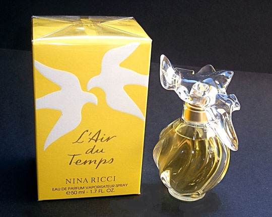 NOËL 2012 - CHANGEMENT DE FLACON POUR L'AIR DU TEMPS : FLACON VAPORISATEUR VENTRU, EAU DE PARFUM 50 ML