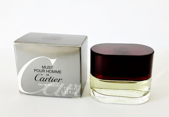 CARTIER - MUST POUR HOMME : EAU DE TOILETTE 7,5 ML
