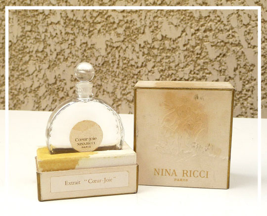 COEUR JOIE - EXTRAIT DE PARFUM 15 ML - FLACON DIT "MONTRE" AVEC BOUCHON BOULE EN VERRE - CREATION LALIQUE
