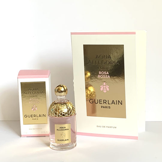 2022 - AQUA ALLEGORIA  ROSA ROSSA : EAU DE PARFUM 7,5ML, MINIATURE AVEC SON ECHANTILLON